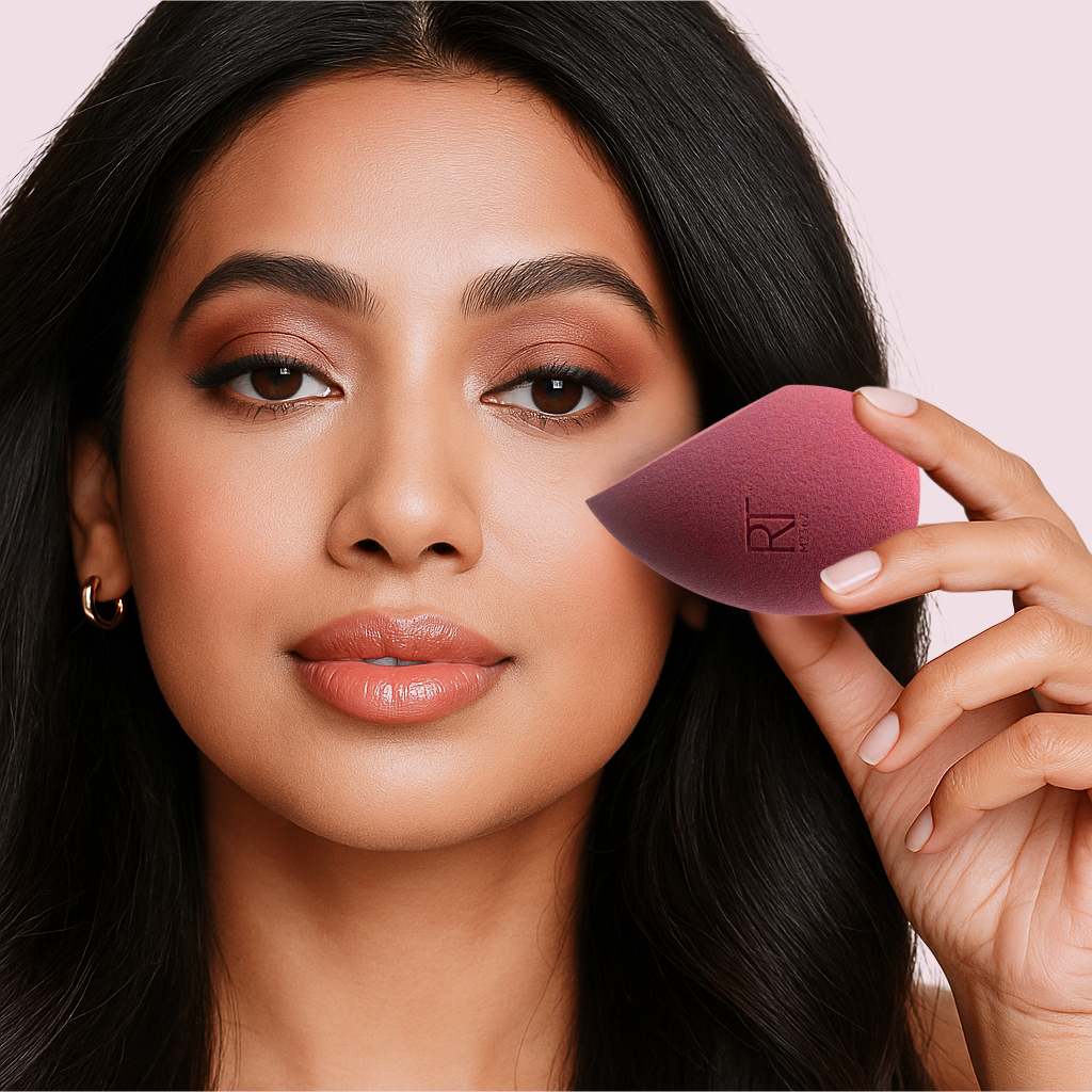 Mới Mút Tán Nền RT REAL TECHNIQUES Miracle Flat Edge Sponge RT008
